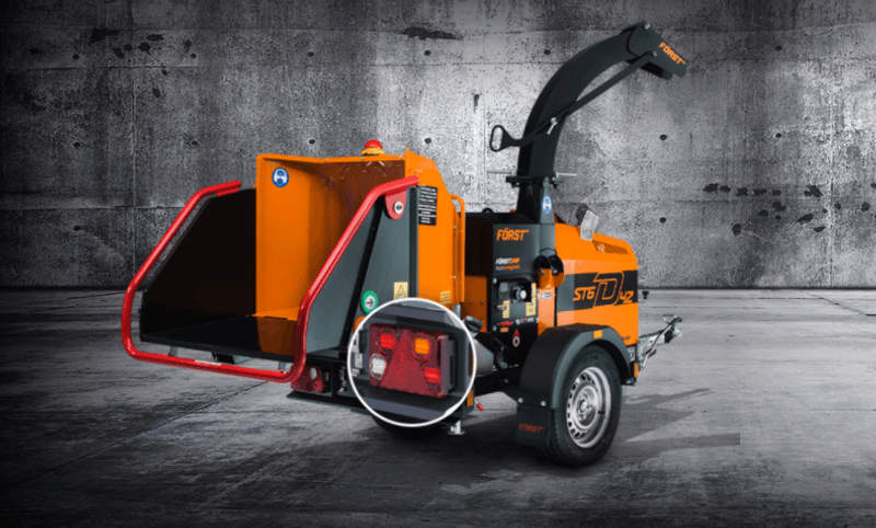 FÖRST FLISHUGGER / KVISTHUGGER ST6D(24 hk)