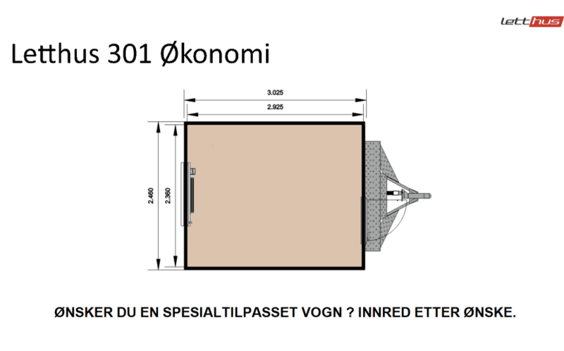 Letthus 301 Økonomi
