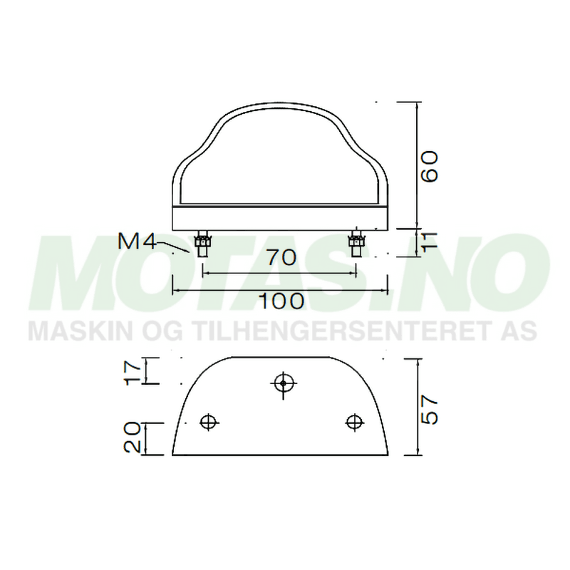 Regpoint 12V IP54 1,5m DC svart