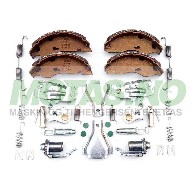 Bremseskosett AL-KO 1636/1637 XXL pakke