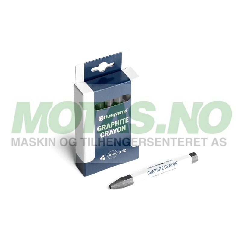 Husqvarna merkegritt svart 12pk