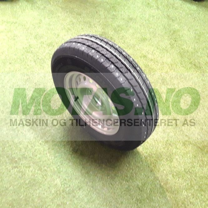 Hovedbilde Komplett hjul 185R14C Stål 5-bolt Piggdekk