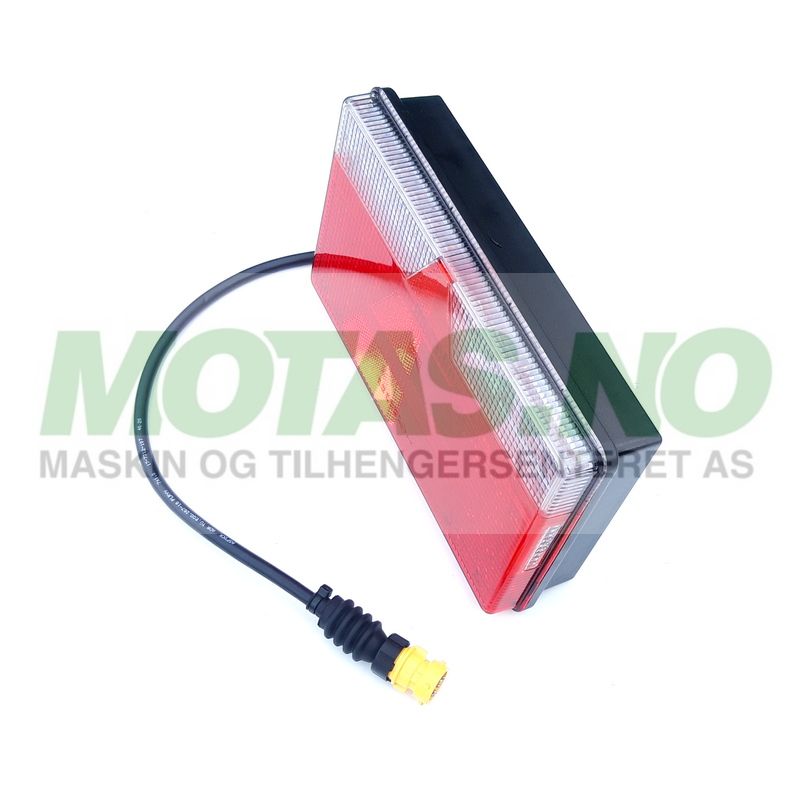 Multiled II 12/24V 5-pol Venstre (m/skiltlys)