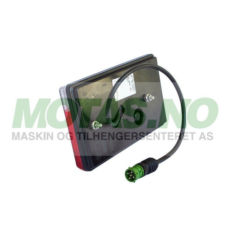 Multiled II 12/24V 5-pol Høyre (u/skiltlys)