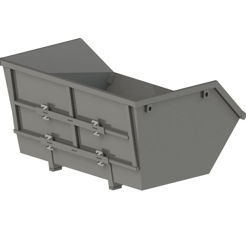 Container 5 m3 uten feste